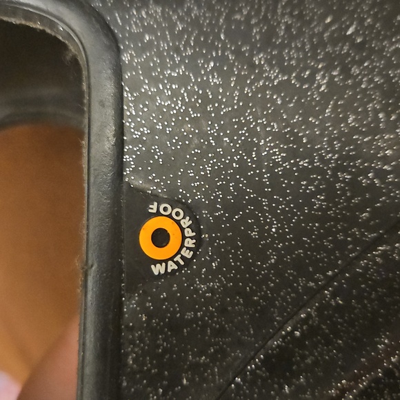 Bogs Women's Ankle Glitter Rain Boots, Black Waterproof Slip-On, Size - Picture 8 of 8